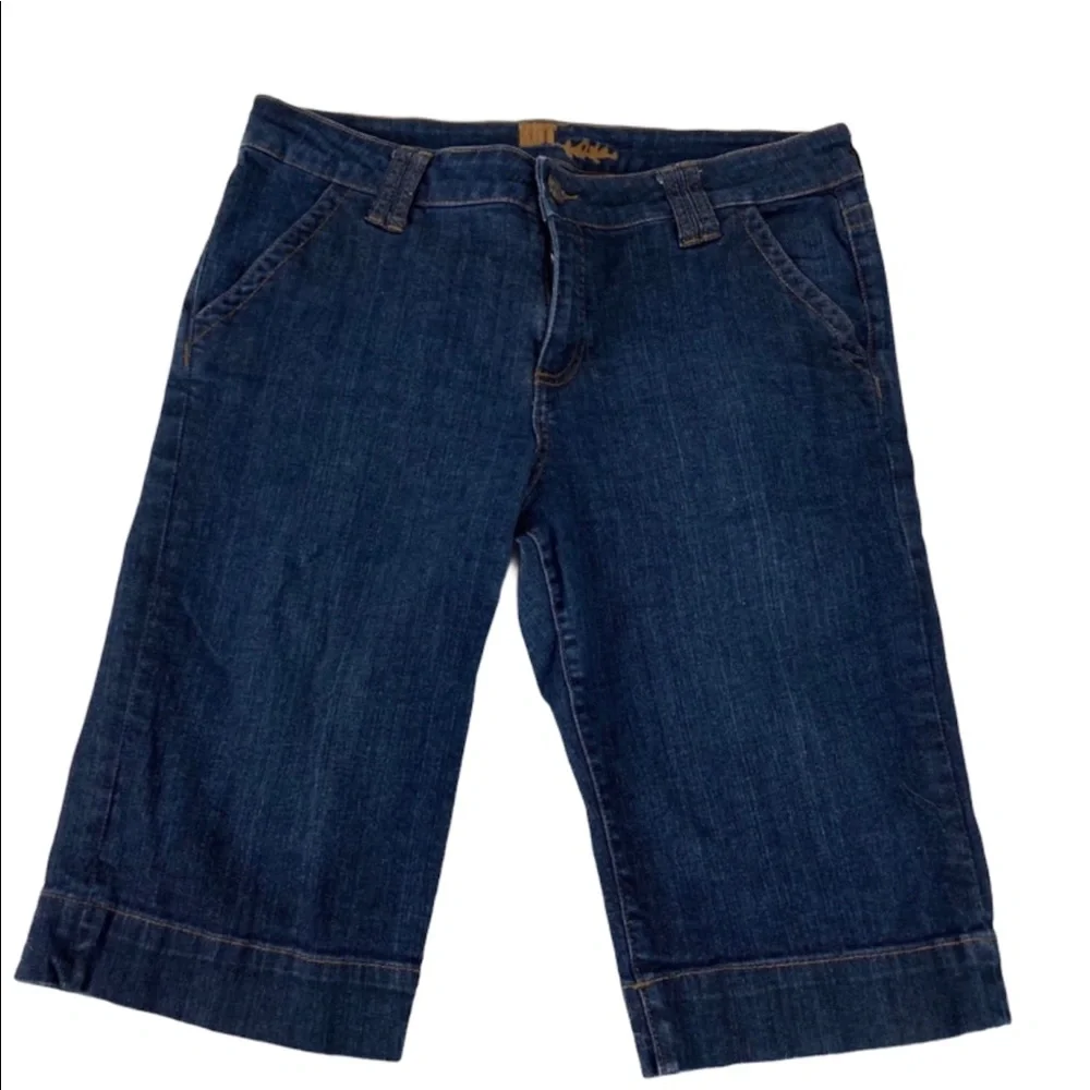 Kut from the Kloth Denim Jean Bermuda Shorts, 12 - Picture 1 of 10